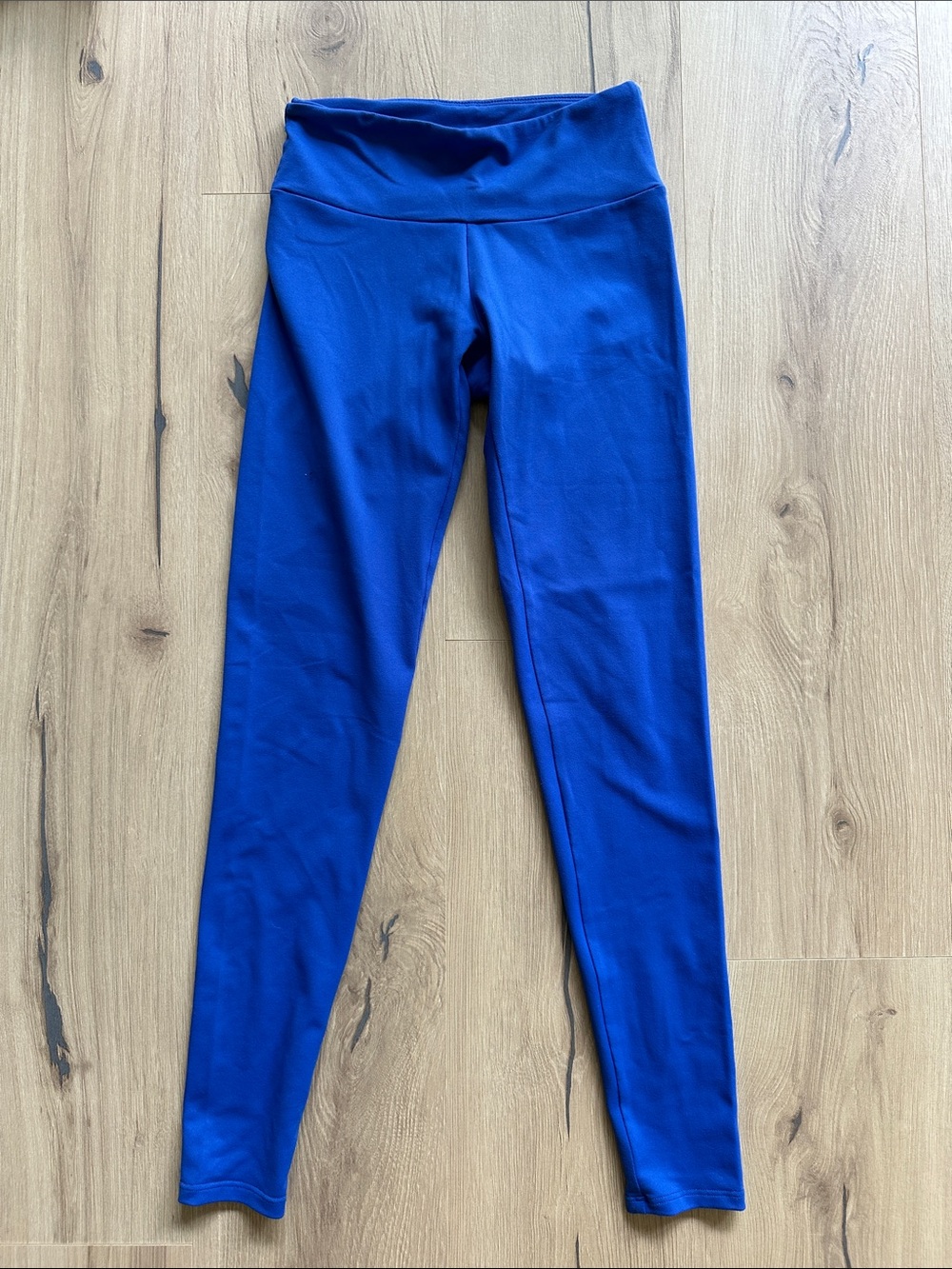 Girls' High-Waist Active Leggings in Royal Blue